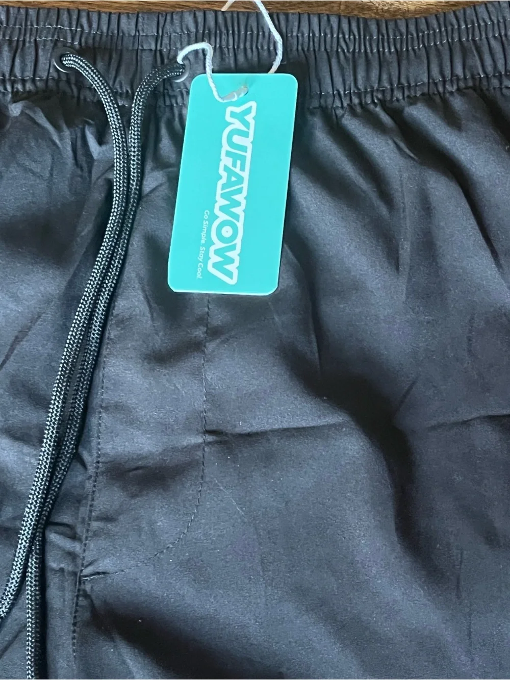 NWT Best Dad Ever Black Graphic Swim/Active Shorts
